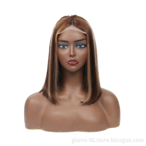 Hd Lace Wigs Pre Plucked And Bleached Highlighted Bob Wigs Perruqu En Gros
